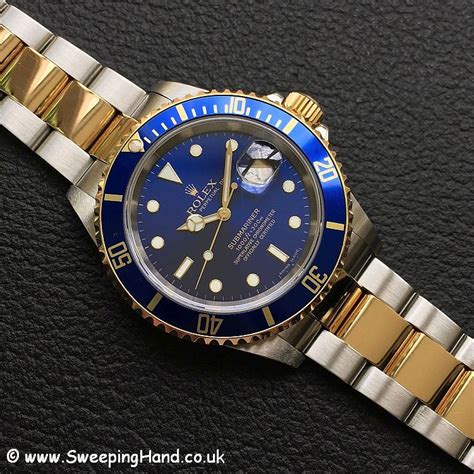 rolex 16613 gold in clasp|Rolex 16613 years of production.